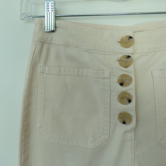 PALOMA WOOL Margherita Cream Ecru Cotton Twill Pants Size EU 34 / XS NWOT - Picture 5 of 14
